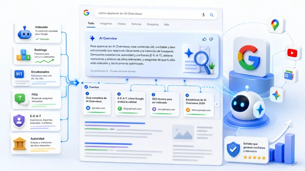 Cómo Hacer SEO en Google AI Overviews