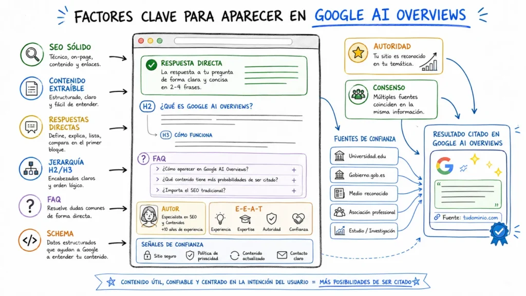 Cómo aparecer como fuente los factores que importan