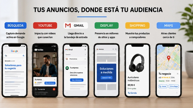 Dónde aparecen los anuncios