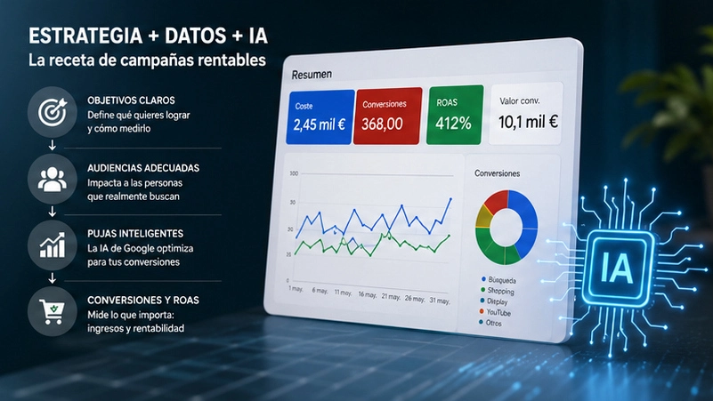 Pujas inteligentes y automatización con IA