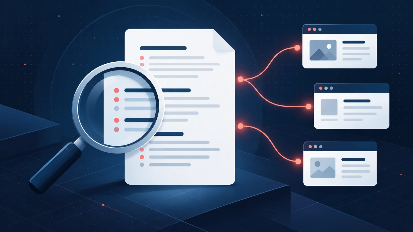 Archivo de texto plano que resume una web y enlaza a sus páginas más importantes
